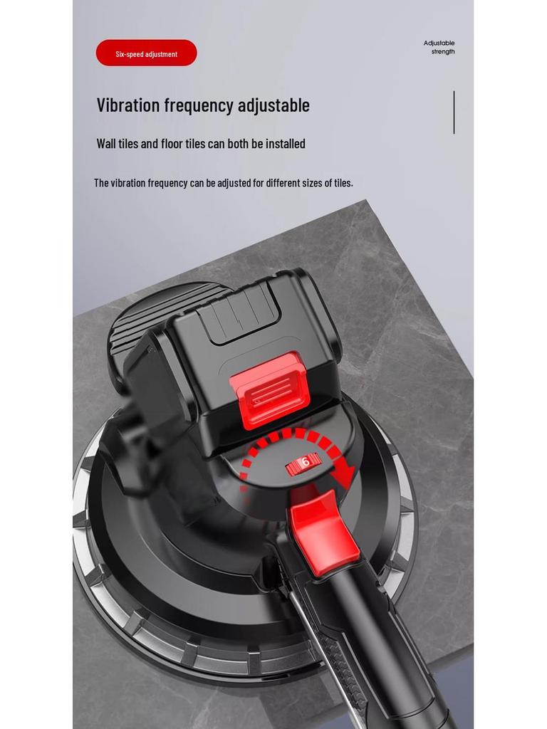 High-Power Lithium Battery Tile Leveling and Vibration Paving Tool for Walls and Floors