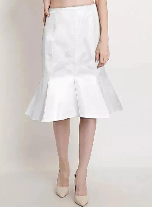 

Новая женская юбка из натуральной белой овчины, стильная, официальная, мягкая 3XL белый