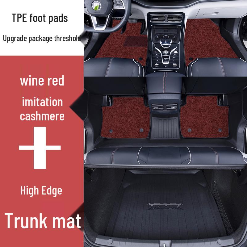 Non-Slip, Waterproof TPE Floor Mats & Door Sill Set for BYD Tang/DMi/EV/LDM-P