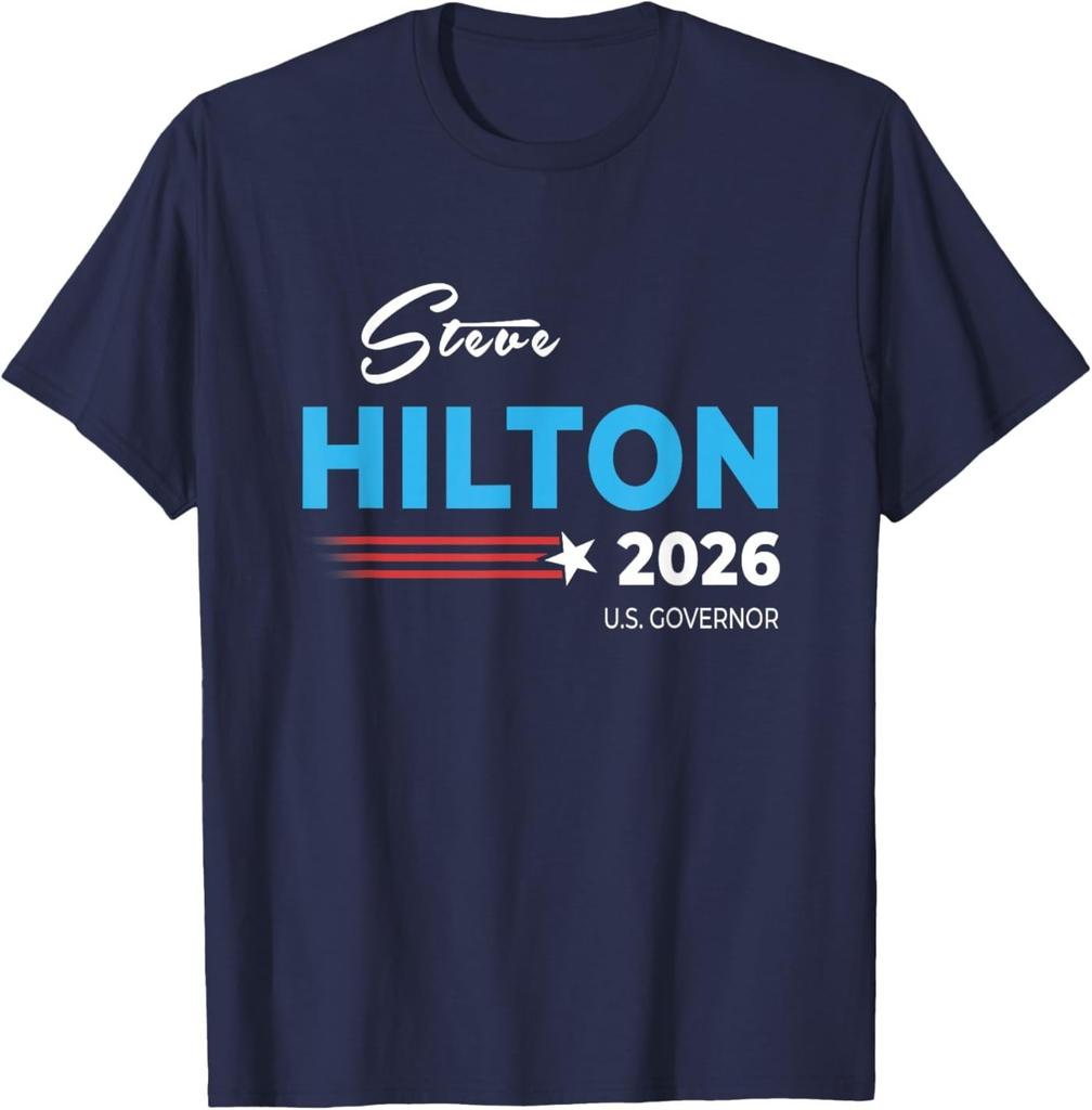 Steve Hilton for California Governor 2026 Republican CA T-Shirt