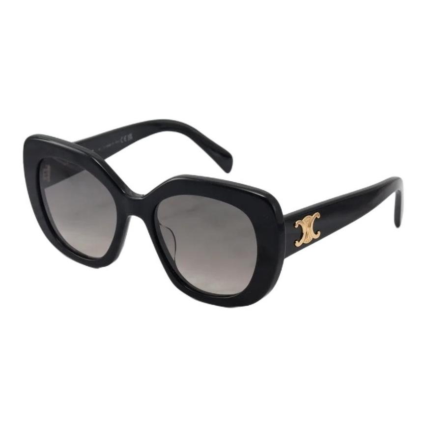 Celine Triomphe 06 Lunettes de soleil carrées Lunettes de soleil pour femme Noir CL40216 U-01F