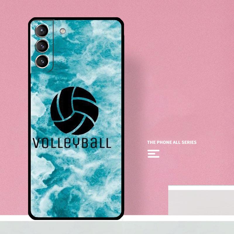 Volleyball Sport Phone Case For Samsung Galaxy S25 S26 Ultra S20 S21 S22 S23 S24 Plus S10 S25 FE Cover Coque