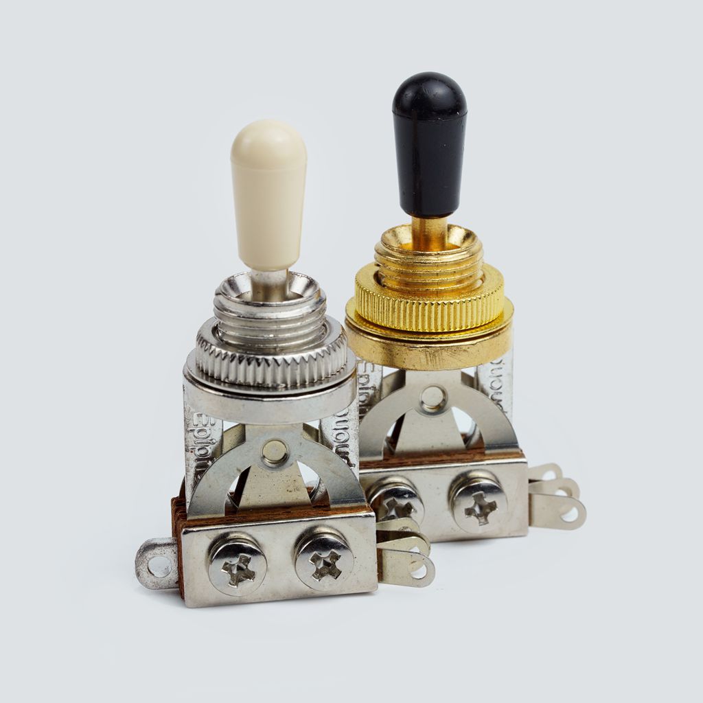 1 Pcs Guitar 3 Way Toggle Switch Pickup Selector Nickel  Gold