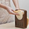 Homemade Bread Slicer Coffee Colored Plastic Foldable Bread Knife Holder Rack for Toast Cake Sandwich Slicer Cutting Baking Tool