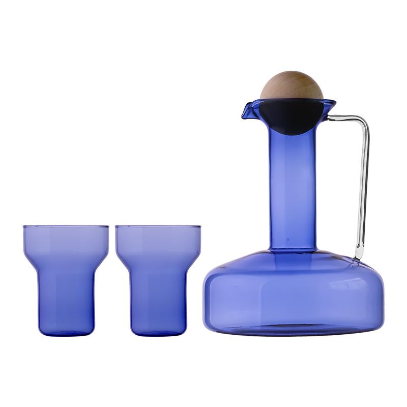 Heat Resistant GlassTeapot Glass Mug Cups Household Cold Water Bottles Large Capacity Juice Kettle Sobering Up Pot Drinkware