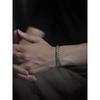 New 925 Thai Silver Men 'S Bracelet Flat Chain Keel Thai Silver Woven Bracelet Men And Women Can Wear Men 'S Silver Bracelet
