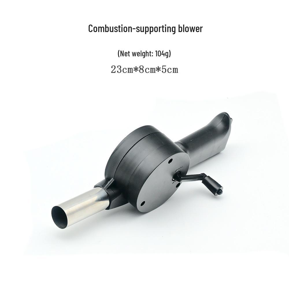 

Портативный ручной вентилятор для барбекю и воздуходувка для камина чёрный