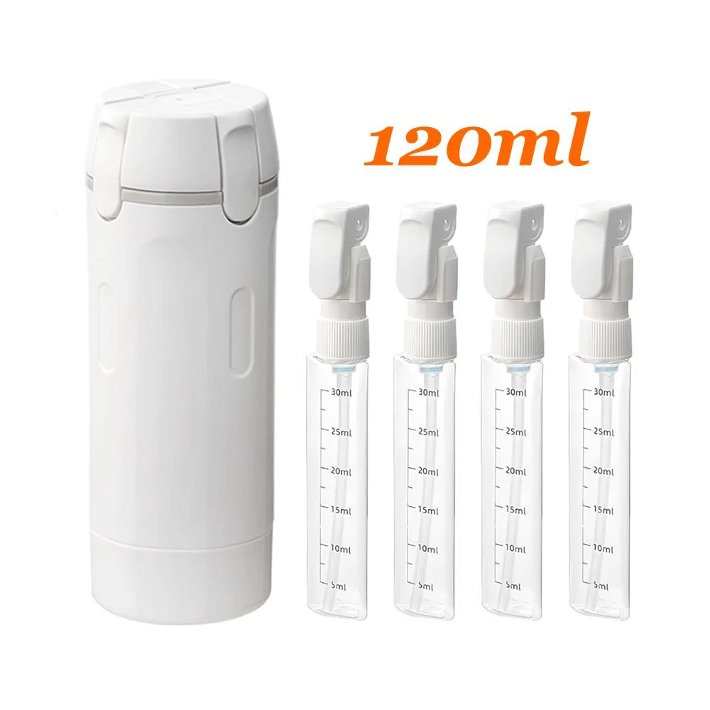 4-in-1 Reise-Spender Tragbare Reiseflaschen Auslaufsicher Auslaufsicherer Reisebehälter Für Parfüm Shampoo Spülung Lotion