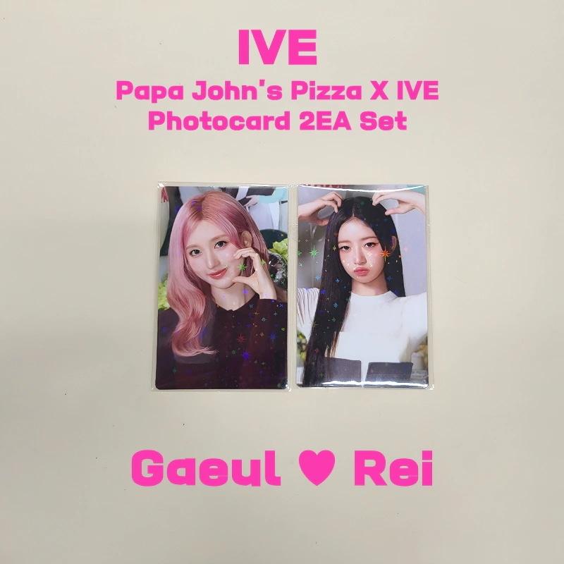 [Oficial] IVE ( ) Papa Johns Pizza X IVE Set de Tarjetas Fotográficas
