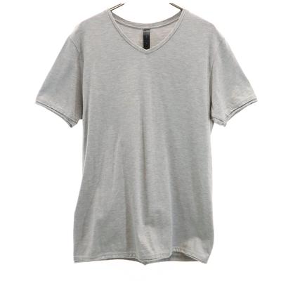 Wjk Made In Japan Short Sleeve V Neck T-shirt M Gray Men's Used