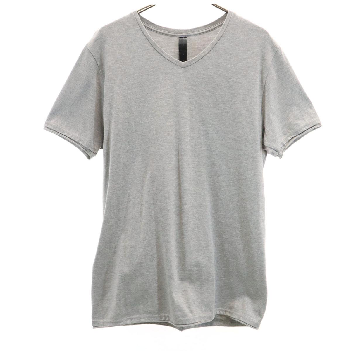 

wjk made in Japan Short sleeve V neck T-shirt M gray Men s Used