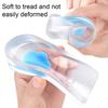 1 Pair Heel Pads Super Soft Wear Resistant Shock Absorption Comfortable Shoe Wedge Inserts Gel Heel Cups