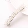 Light luxury crystal hairpin, high-end headgear, flash diamond edge clip, handmade jewelry, hair accessories.