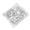 50pcs Small Bells DIY Mini Tiny Iron Jingle Bells with Hole for Craft Jewelry Festival Birthday DecorationSilver