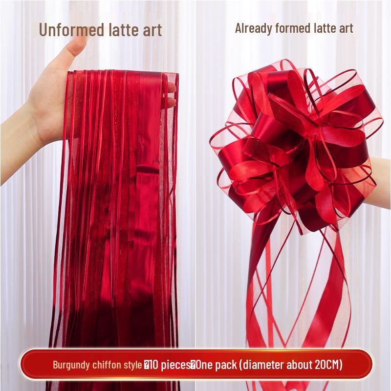 Rural Wedding Décor Set: Quilt, Trousseau, Car Ribbons & Room Decorations