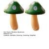 Lot de 2 figurines miniatures de champignons, adorables décorations pour jardin féérique, bonsaï, terrarium, maison de poupée, micro-paysage