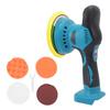 Cordless Buffer Polisher 6 Inch 8 Variable Speeds Maximum 5500RPM LCD Display Battery Powered Orbital Car Polisher