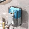 Punch-Free Suction Cup Tissue Box Waterproof Clear Paper Towel Storage Rack Removable Space Saving Toilet Paper Holder Toilet