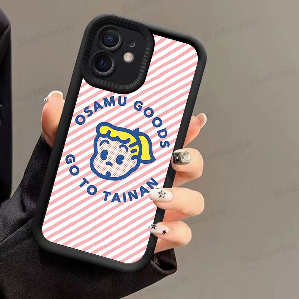 Fashion Osamu Goods Phone Case For IPhone 17 16 15 14 13 12 11 Air Plus Pro Max Soft Back Cover