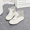 FleeceLined Women's Non Slip Warm Rain Boots Short Shaft Waterproof Flat Sole Fashionable Autumn Winter Outdoor Shoes for Women