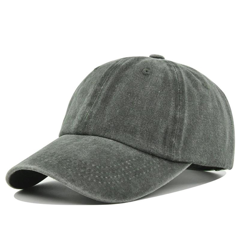 100% Baumwolle Pigment Vintage Used Gewaschen Dad Hat Sommer Baseballkappe Stil Baumwolle Snapback Kappe Hip Hop Für Frau