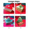 3D Christmas Tree Calendar Memo Pad 2026 Desk Time Piece Calendar Tear Away Paper Carving Art DIY Sticky Note Desktop Decoration for Christmas