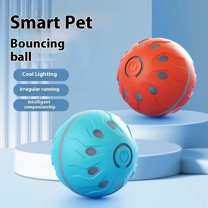 Usb Charging Electronic Jumping Rolling Ball Interactive Pet Ball Interactive Smart Dog Ball For Pet Entertainment Large