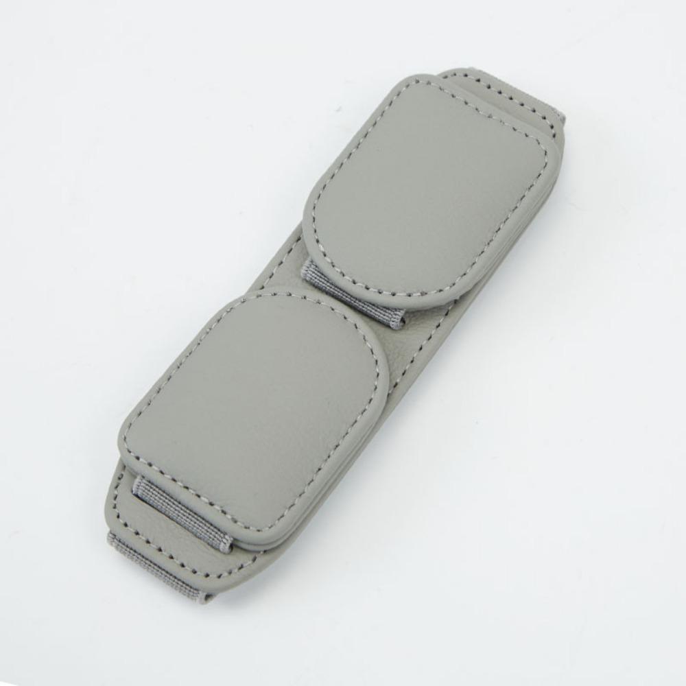 

Магнитный дизайн Зажим для карточек с билетами для автомобиля Многофункциональный автомобильный зажим для хранения очков Зажим для билетов серый