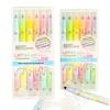 Newcomer Special: Double-Headed Layered Color Highlighter Pen Set (6 Pcs)