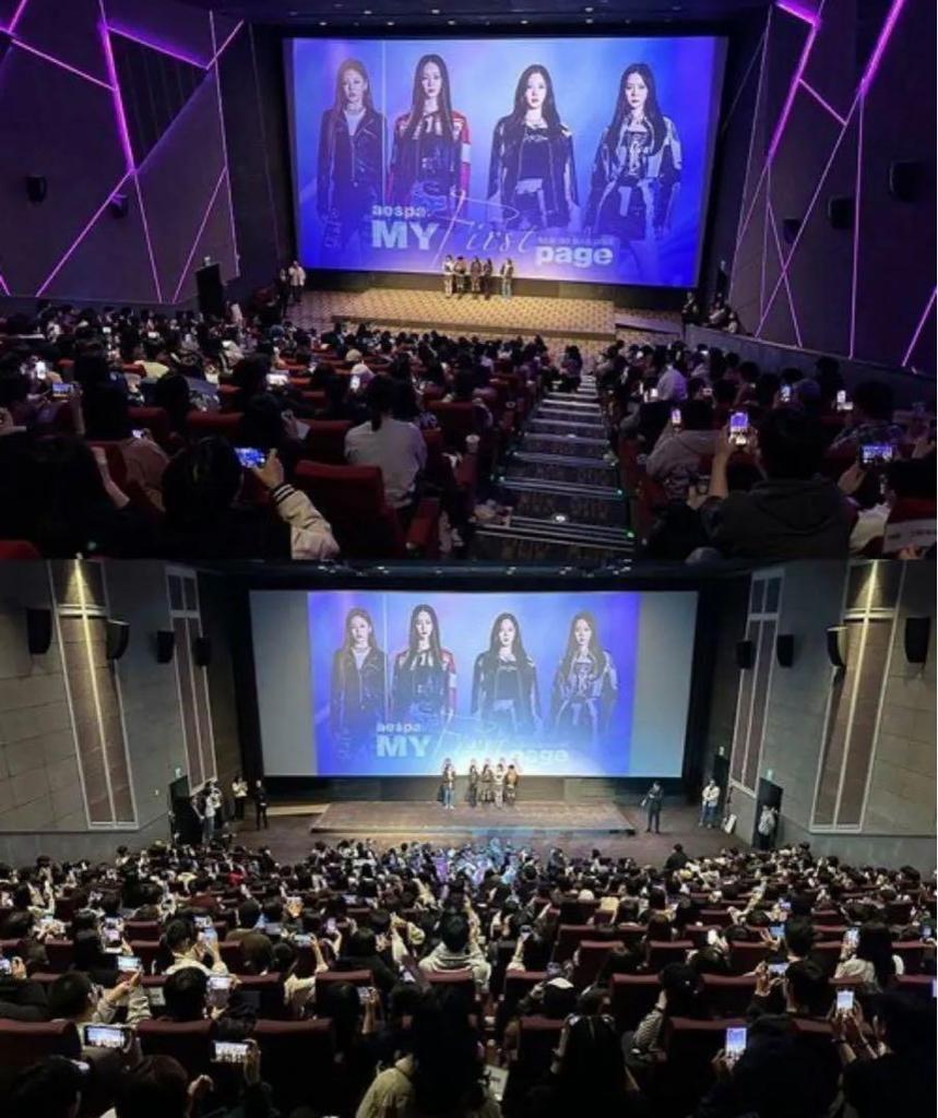 [USED] Aespa My First Page Slogan + Transparent Trading Card Set Towel