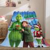 Christmas Gift Comedy Movie How the Grinch Stole Christmas blanket home warming, four season bed decoration sofa cover flannel throwing blanket K22