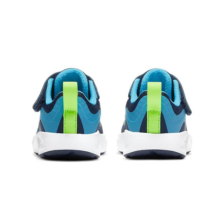 Nike Wearallday Comfortable Versatile Non-Slip Shock Absorbing Durable Low-Top Walking Shoes Baby Shoes Blue Green CJ3818-400