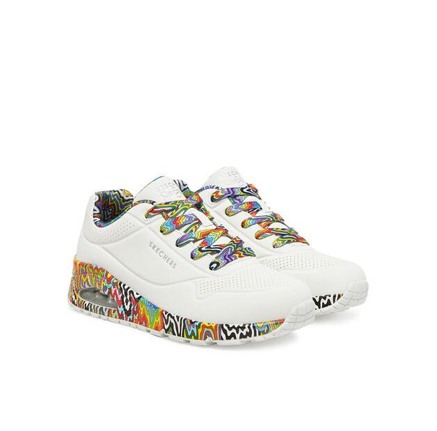 Skechers Jen Stark Sneakers: Uno - Mini Drip 177959/WMLT White
