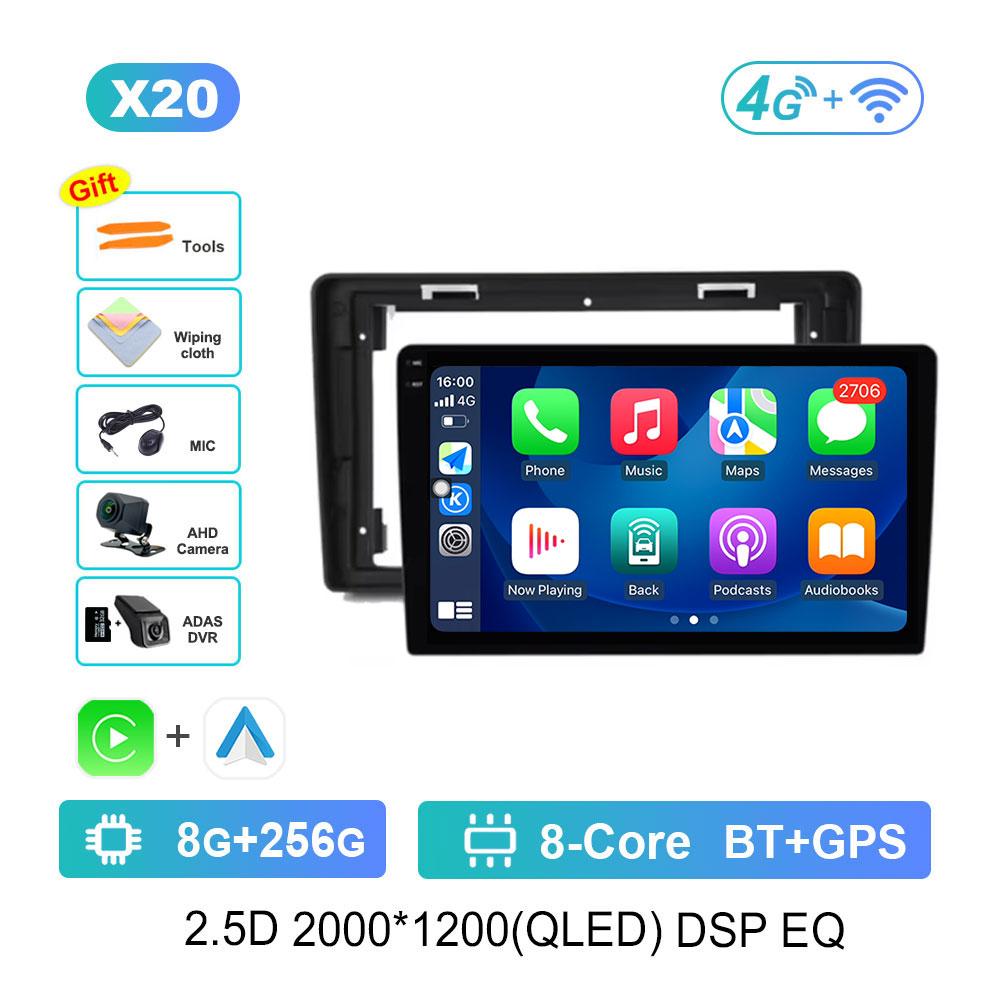 Android 14 Intelligent System for Citroen C2 C3 2001 - 2010 Car Video Multimedia GPS Navigation 4G DSP Stereo Bluetooth WiFi