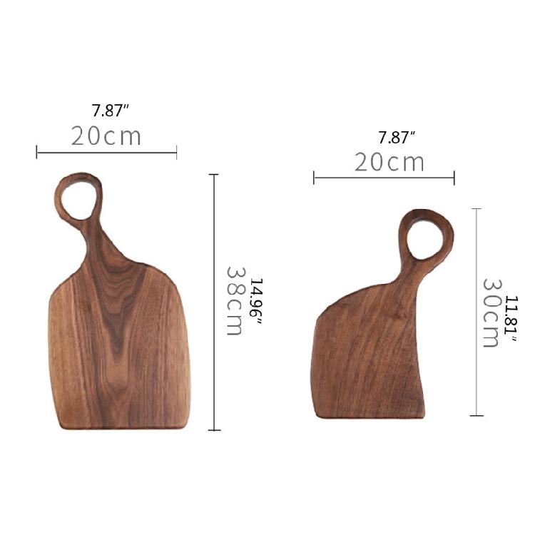 Wood Food Plate Wooden Pizza Sushi Bread Whole Wood Tray Cutting Board No Paint