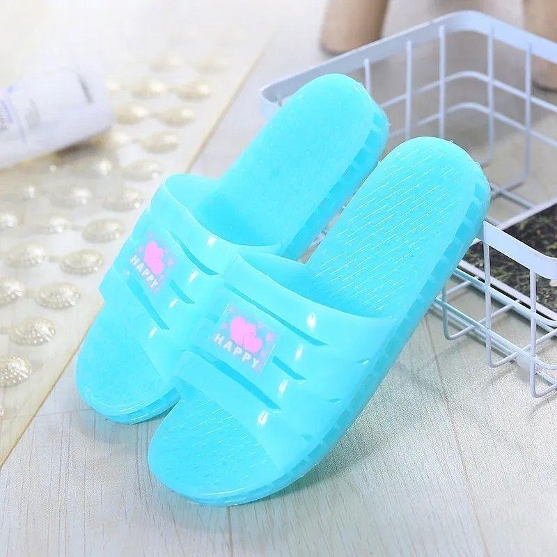 Bedroom Slides Indoor Crystal Shoes for Women Flat Sandals Chic and Elegant New Style High Quality Small Size Pvc Woman Slippers