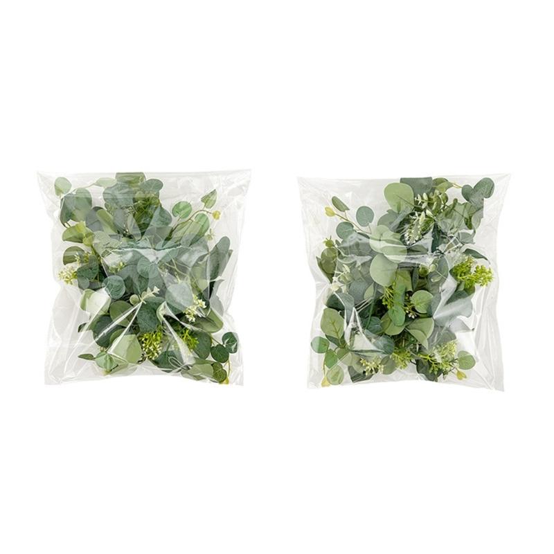 Realistic 180cm Eucalyptuses Vine Display Ornament Feature 60 Blooms Head Ideal For Party And Event Decoration