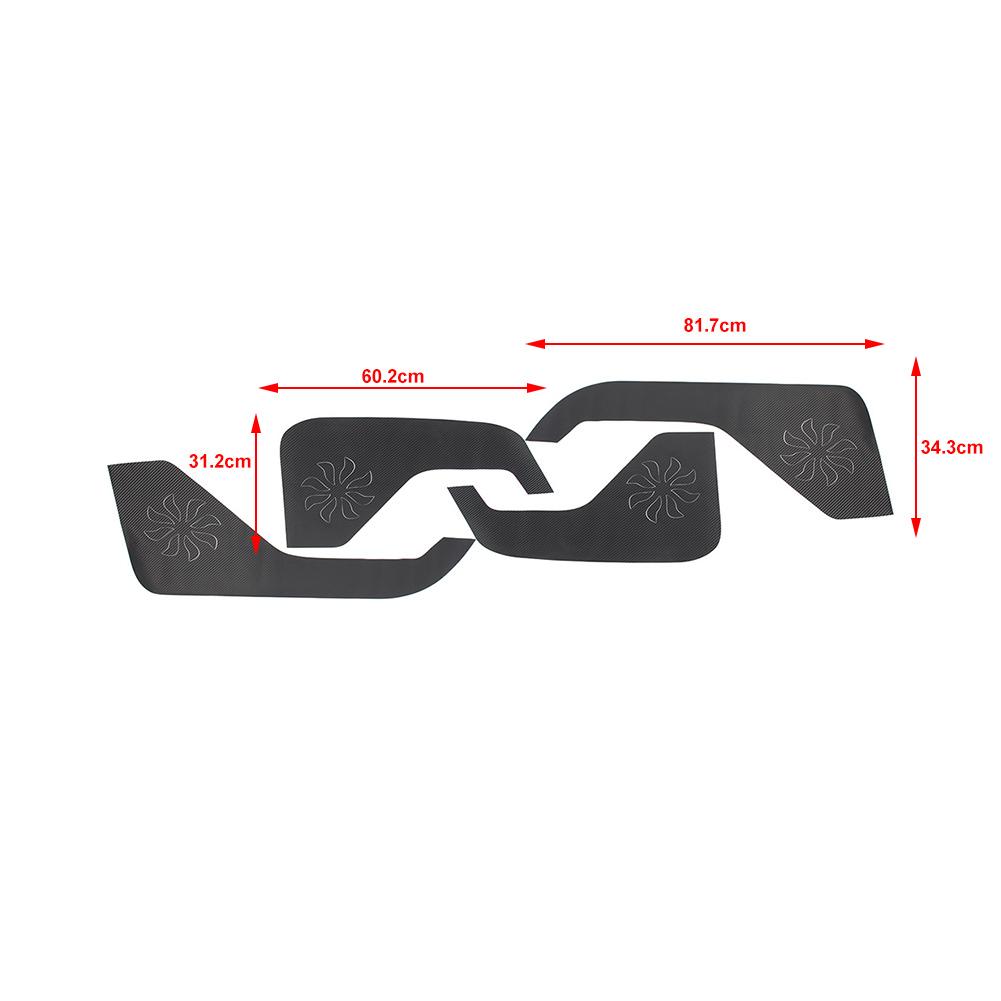 

4 Pcs Car Door Anti Kick Pad Protection Cover Trims For Ford Explorer 2022