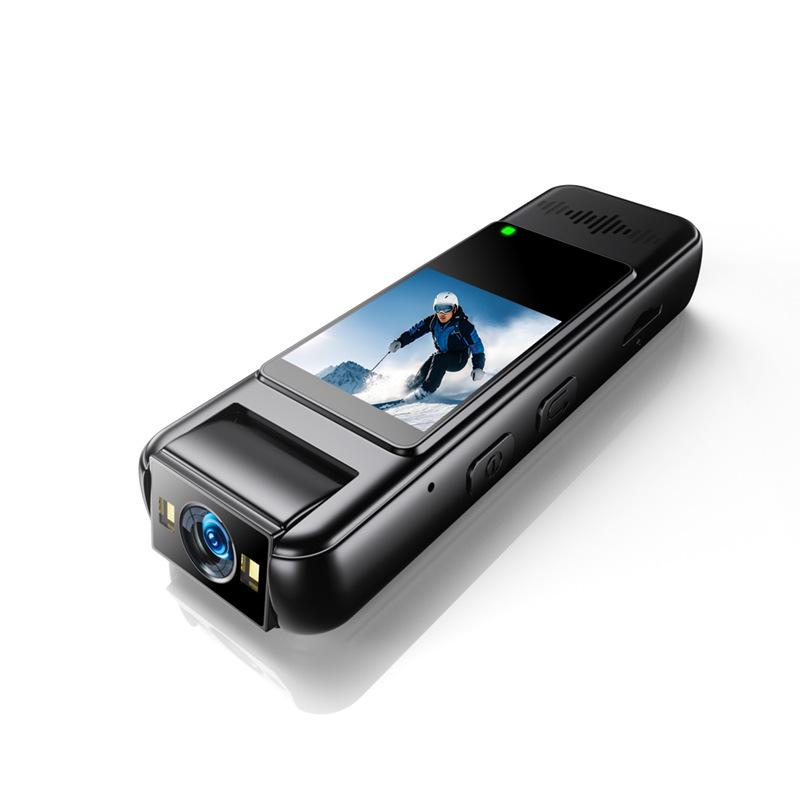 

Rotatable 2K HD Handheld Outdoor Camera with Screen and Portable Back Clip