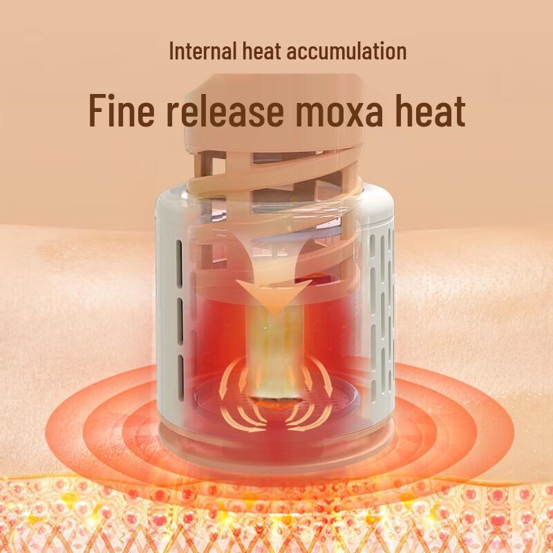 HEZHENG Portable Smokeless Moxibustion Kit CN plug (adapter included)