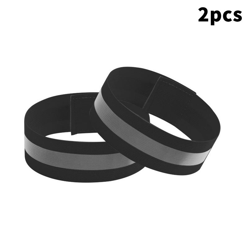 4/5cm Reflective Bands Night Safety Elastic Reflector Tape Straps Armband Wristband Ankle Leg Straps For Outdoors Running Biking
