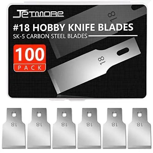 100PCS SK5 High Carbon Steel Woodcarving Blade Craft Carving Tool Carving Metal Knife Woodcarving PCB Repair DIY Blade