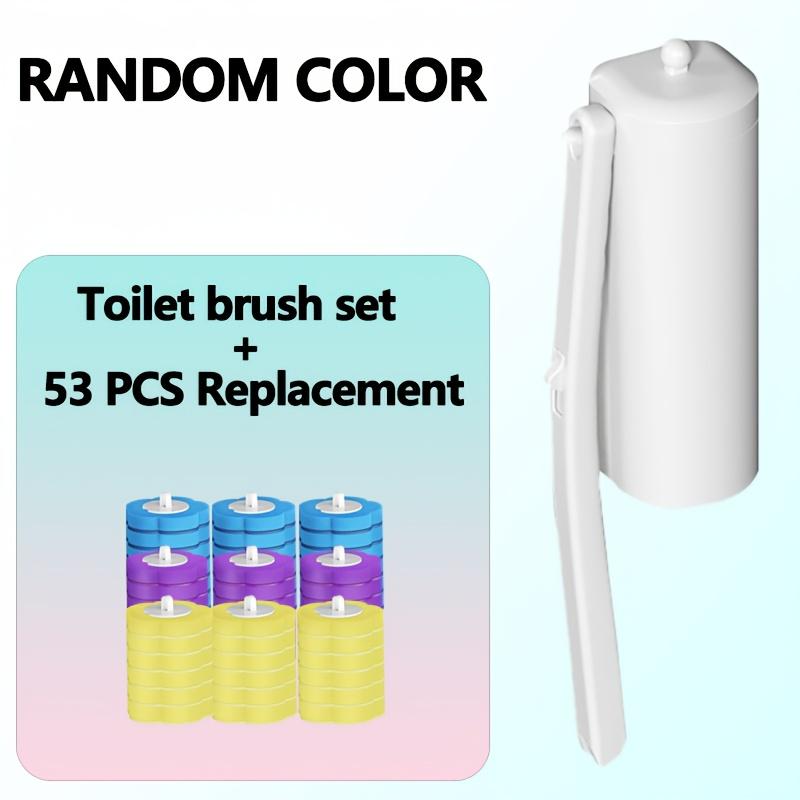 Newly upgraded cleaning brush Disposable Toilet Brush Cleaning System Toilet cleaning brush with stand The deep cleaning kit includes Household Cleaning System