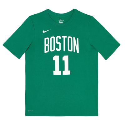 T-shirt Dri-Fit Collaboration NBA 11 Kyrie Irving Logo d'équipe Sports Séchage rapide Manches courtes Basketball Hauts Enfants 3Z2B711F1-CELKI