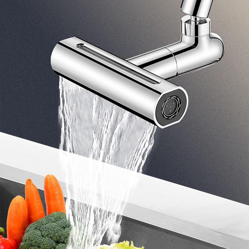 Waterfall Outlet Faucet Extender 360° Rotatable Sink Nozzle Head Water Tap Aerator  Home Washing