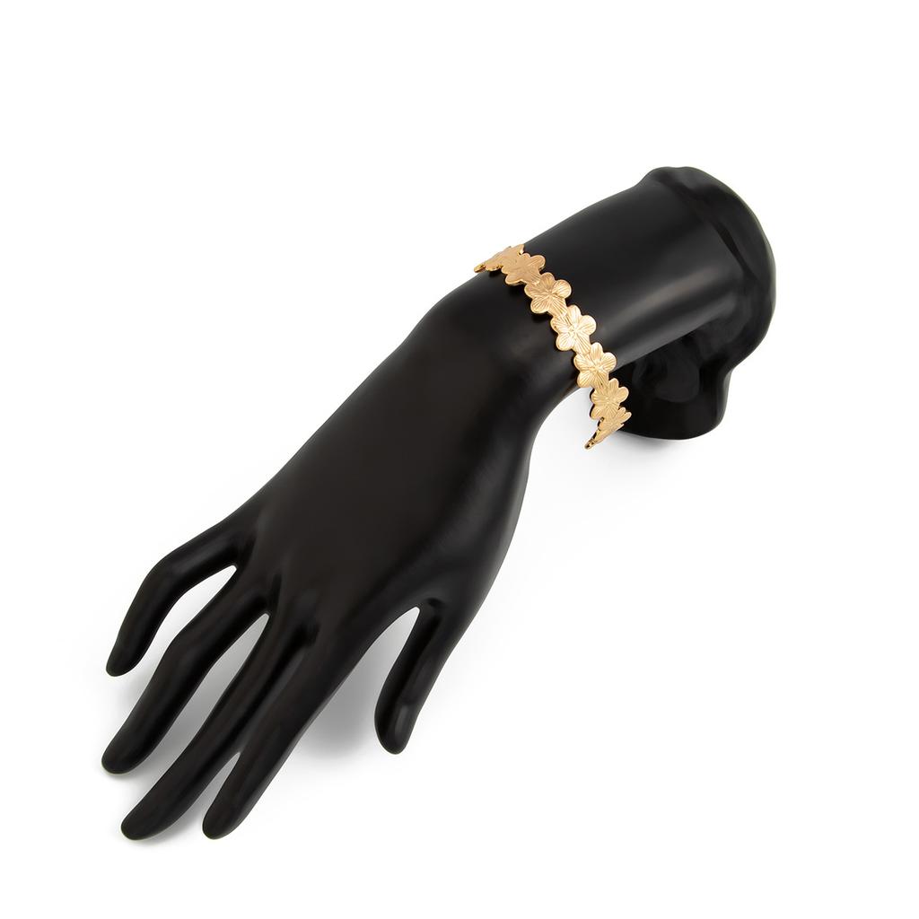 Starfish Flower Open Cuff Bangles for Women Hand Decoration Jewelry Gift Ocean Style Adjustable Metal Spring Bangles Party Accessories