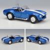 1/36 Scale 1965 Shelby Cobra 427 S-C Simulation Alloy Car Model Pull Back Car Toy Children Boy Birthday Gift Miniature Voiture