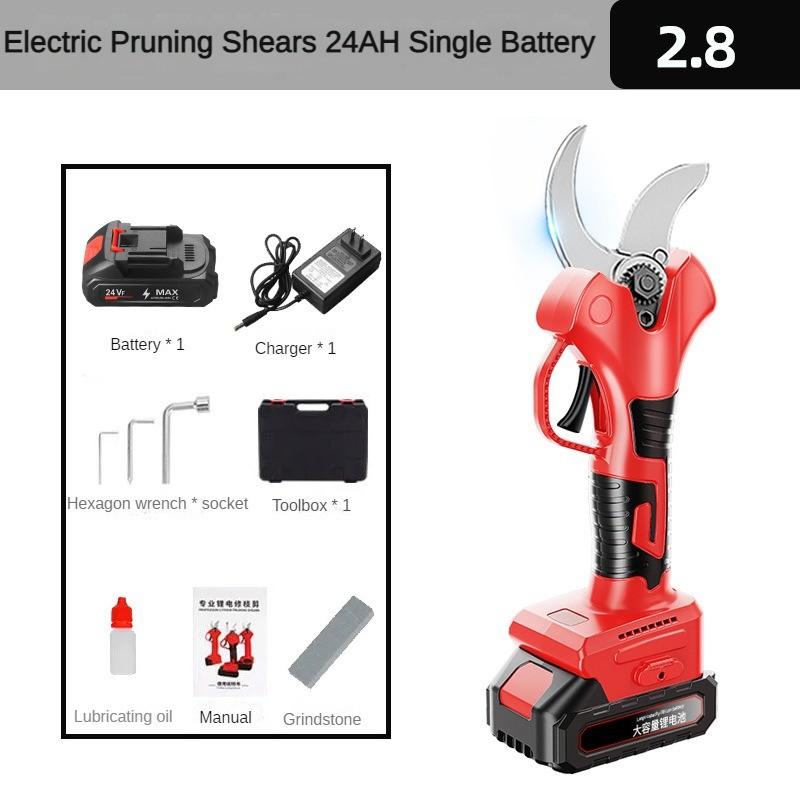 Rechargeable Branch Cutting Scissors Household Gardening Fruit Tree Pruning Tools Portable Electric Pruning Shears