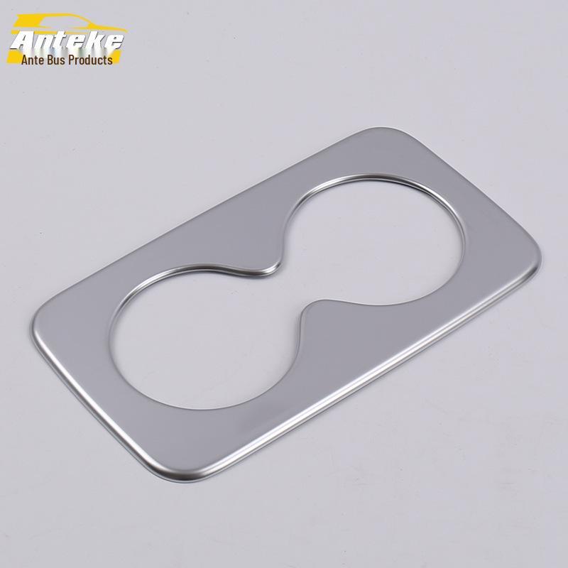 

Compatible XT5 Rear Drain Cup Holder Decorative Frame - Electroplated Third Row Armrest Accessory.