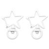 31X39mm Candy Colored Alloy Shell Shaped Spring Buckle Special-shaped DIY keychain Accessories Creative Accessories Hanging Ornaments